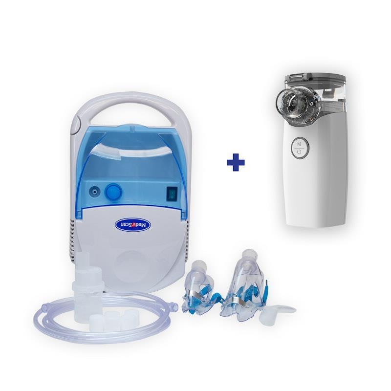 Buy MedeScan Nebuliser + Ultrasonic Portable Mesh Nebuliser Bundle ...