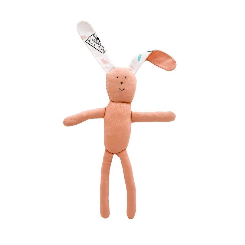 Baby Loves Sleep - Bunny Hugs Giving Doll - Peach Pink 1Piece