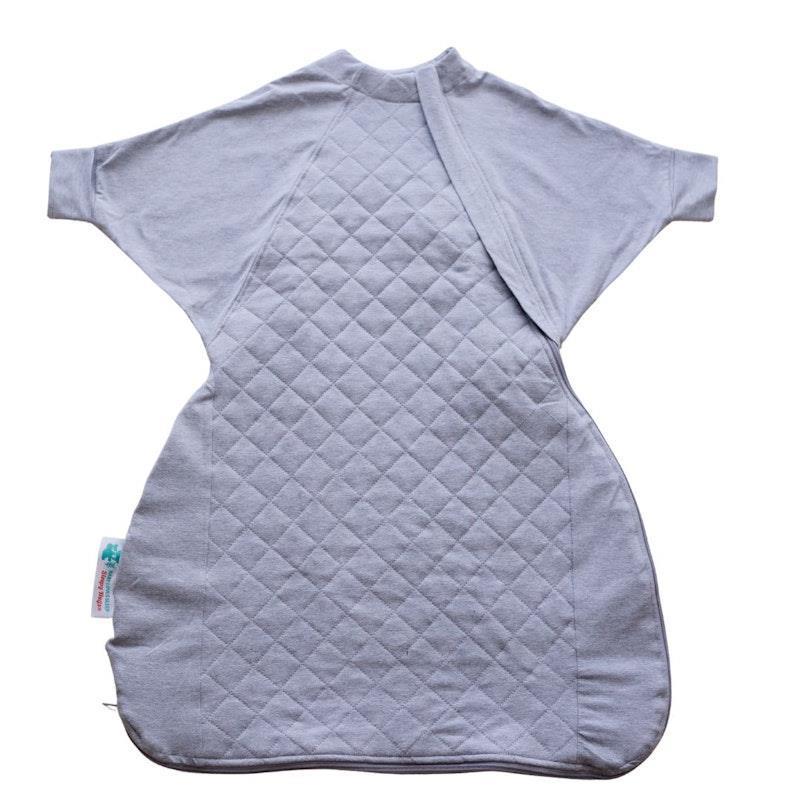 Baby Loves Sleep - 2.5 TOG Winter - Hands In & Out Sleep Sack - Cool Grey 6-12M product image
