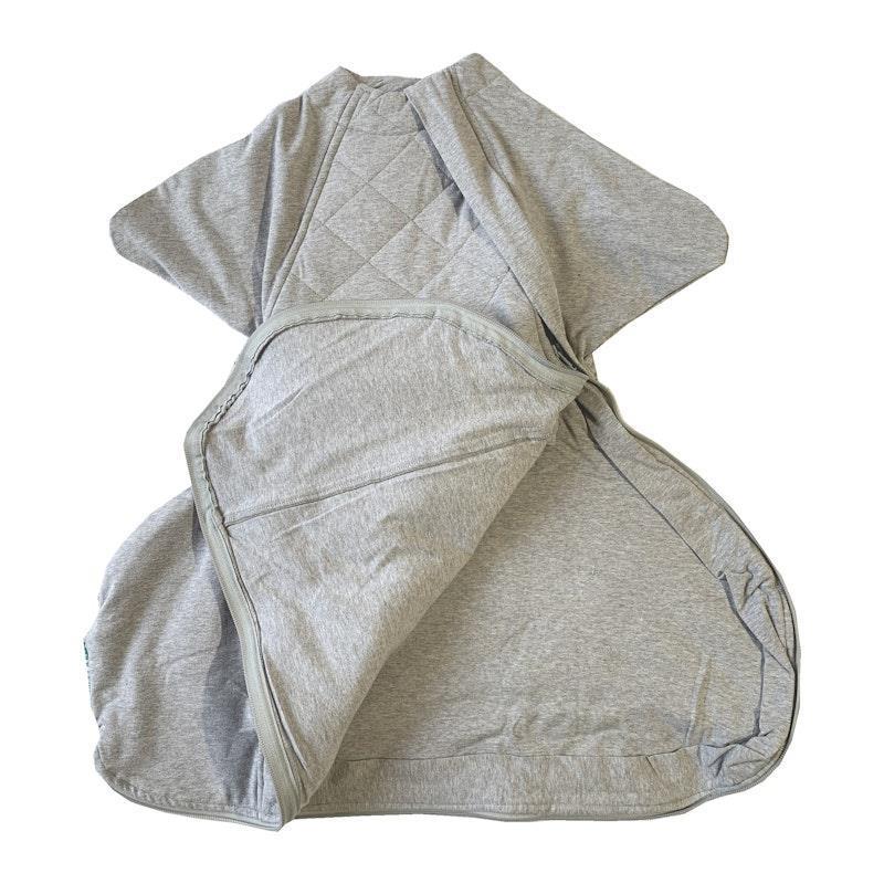 Baby Loves Sleep - 2.5 TOG Winter - Sleepy Hugs Extra-Wide Sleep Sack - Cool Grey 3-6M product image