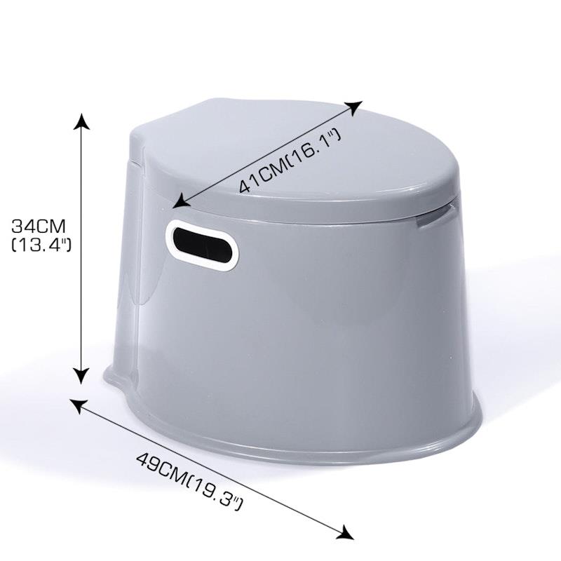 Fresh Fab Finds Portable Toilet for Car Camping Boating Hiking Outdoor Travel Potty with Carry Bag Foldable Emergency Toilet with Lid Trash Bags