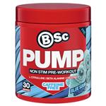 BSc Pump Non Stim Pre-Workout Blue Sour Straps 300g