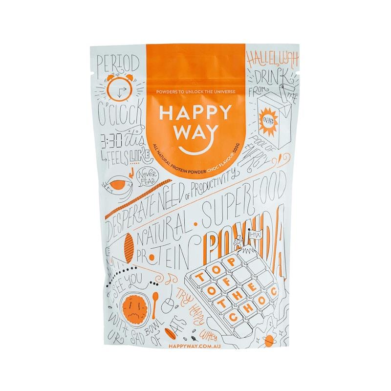 Happy Way Top Of The Choc Whey Protein Powder 500g product image