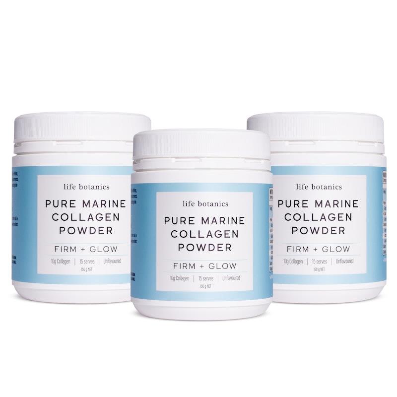 Buy Life Botanics Pure Marine Collagen 150g x3 Pack Online at Chemist ...