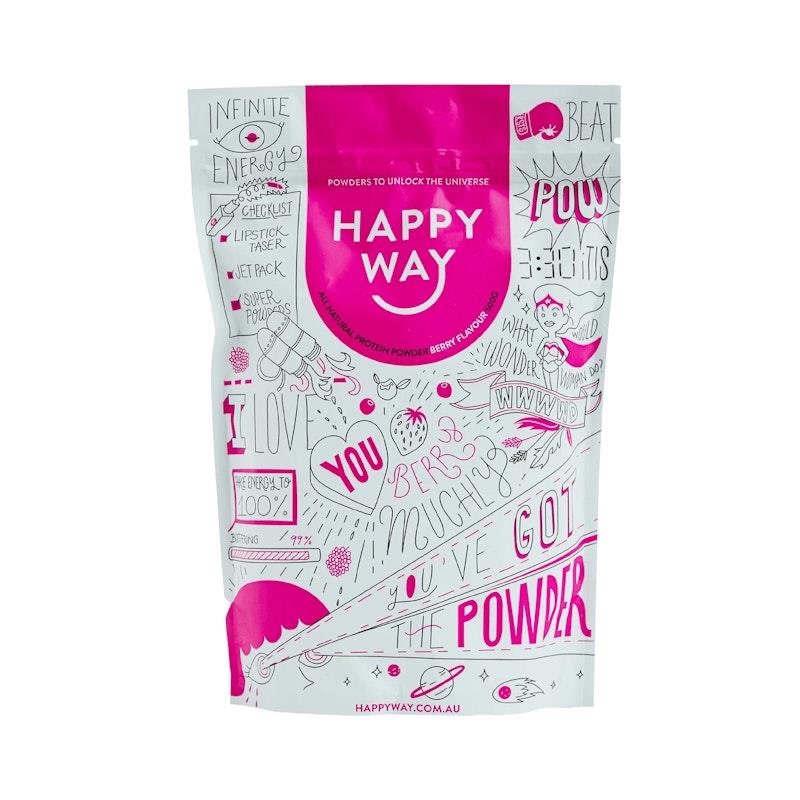 Happy Way I Love You Berry Much Whey Protein Powder 500g product image