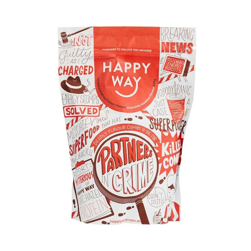 Happy Way Chocolate Hazelnut Whey Protein Powder 500g product image