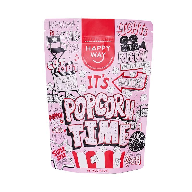 Happy Way Caramel Popcorn Whey Protein Powder 500g product image