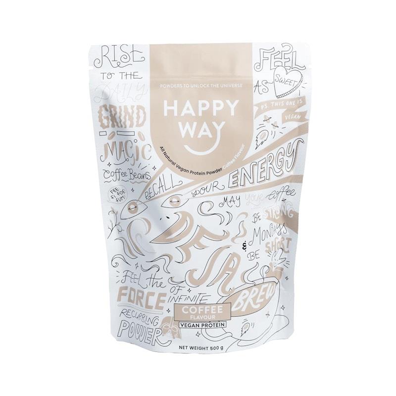 Happy Way Deja Brew Coffee Vegan Protein Powder 500g product image
