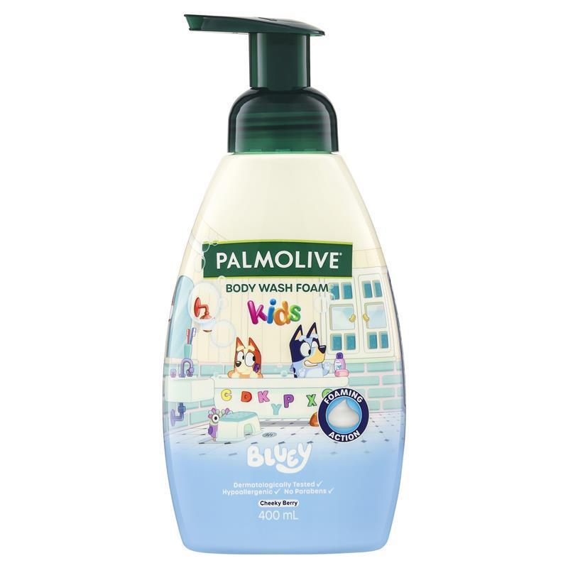Palmolive Kids Bluey Body Wash Foam Cheeky Berry 400ml product image