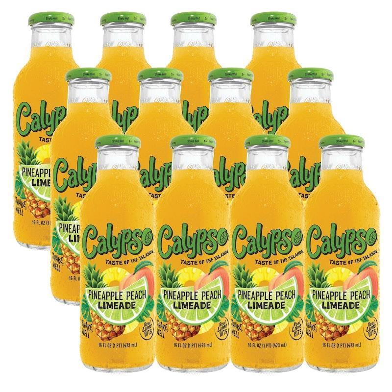 Calypso 473mL Pineapple Peach Limeade 12Pack product image