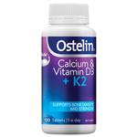 Ostelin Calcium & D3 + K2 120 Tablets Exclusive Size