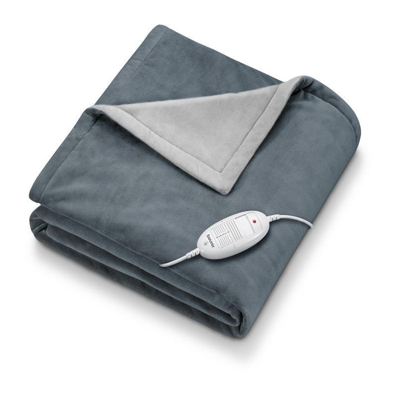 Beurer HD75DG Heated Throw: Dark Grey One Size