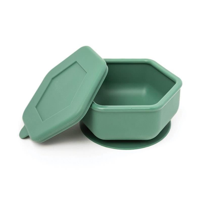 Tiny Twinkle Silicone Suction Bowl Olive Green product image
