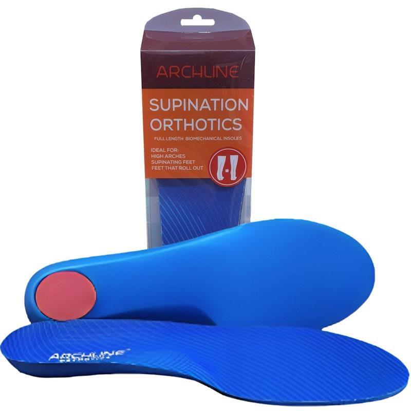 Buy Archline Supination Orthotic Insoles Full Length (Unisex) Plantar