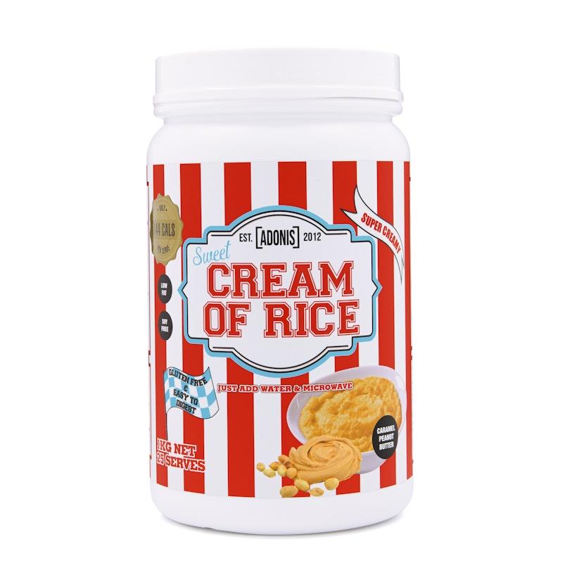 Adonis Gear Sweet Cream Of Rice (Carbohydrates) - Caramel Peanut Butter 1kg 25Serves