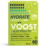 Voost Hydrate Lemon + Lime Effervescent Tablets 60 Pack Exclusive Size