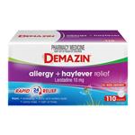 Demazin Allergy & Hayfever 110 Tablets Exclusive Size