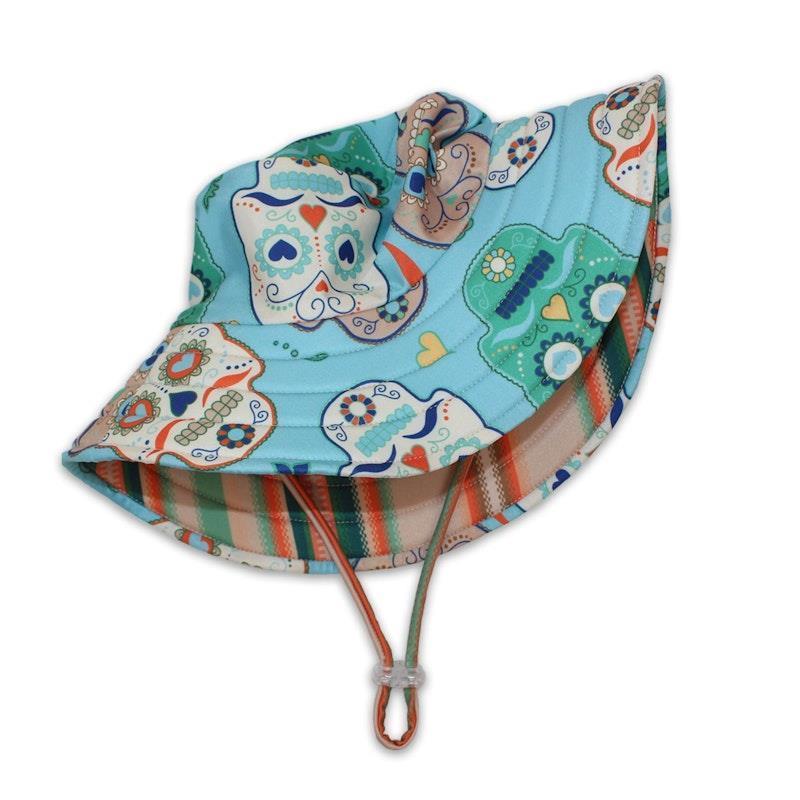 tyoub Kids Wide Brim Bucket Hat Skulls Serape Stripe Medium product image