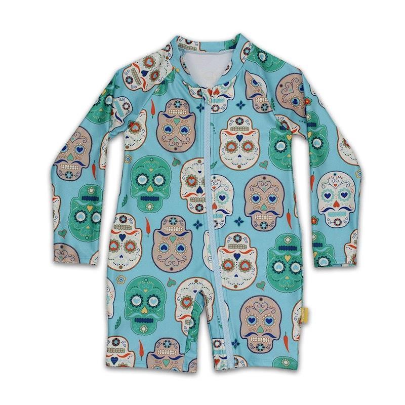 tyoub Long Sleeve All-In-One Sunsuit Skulls Amigo Kids 0year