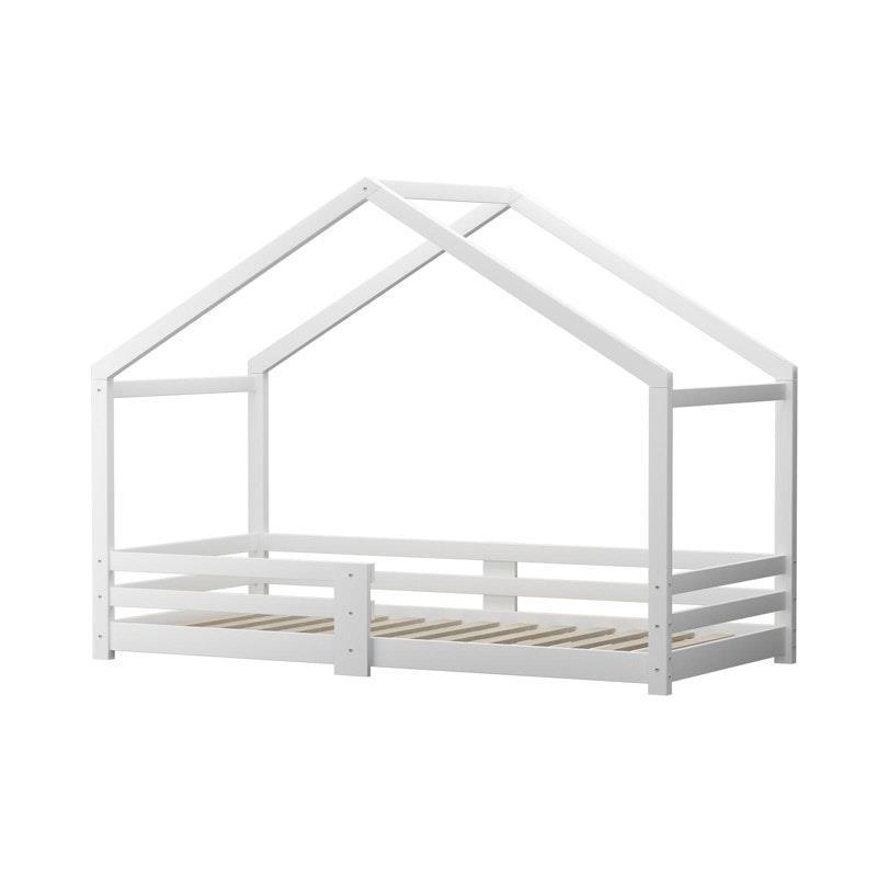 Oikiture Kids Bed Frame Single Wooden Bedframe Timber Platform 1unit product image