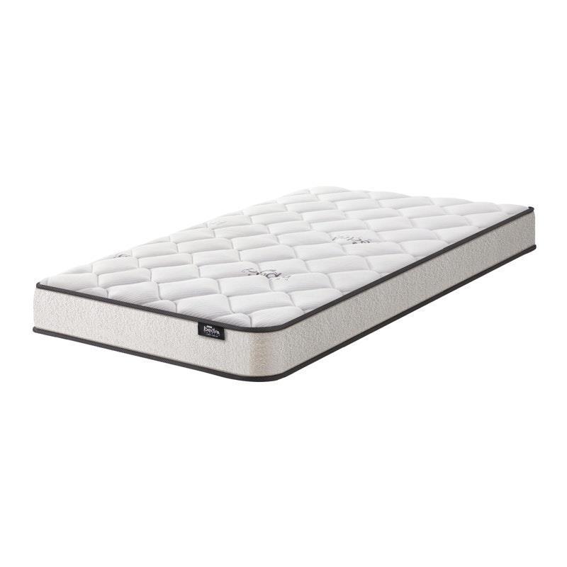 Bedra Bedding Single Mattress Bed Luxury Medium Firm Foam Boucle Bonnell Spring 16cm 1unit