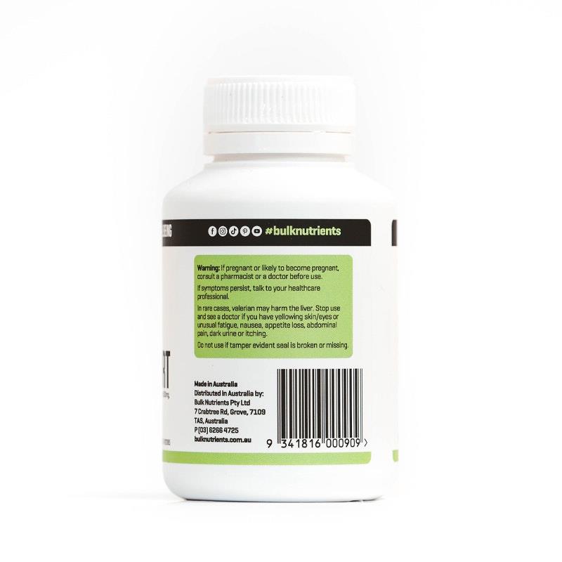 Buy Bulk Nutrients Valerian Sleep Support 120Capsules Online at Chemist
