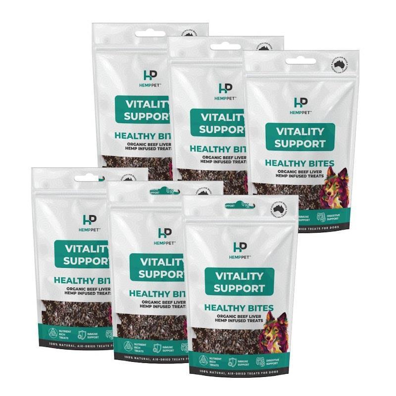 Hemp Pet Vitality Support Treats for Dogs 6Pack