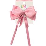 My Beauty Kids Hair Accessories 24A Pink Bow Clip with Pearl