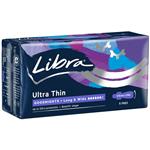 Libra Goodnights Pads Ultra Thin Long & Wide 6 Pack