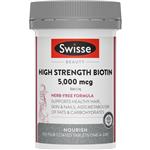 Swisse Beauty High Strength Biotin 5000mcg 100 Tablets