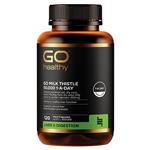 Go Healthy Milk Thistle 50000mg 1-A-Day 120 Vege Capsules Exclusive Size