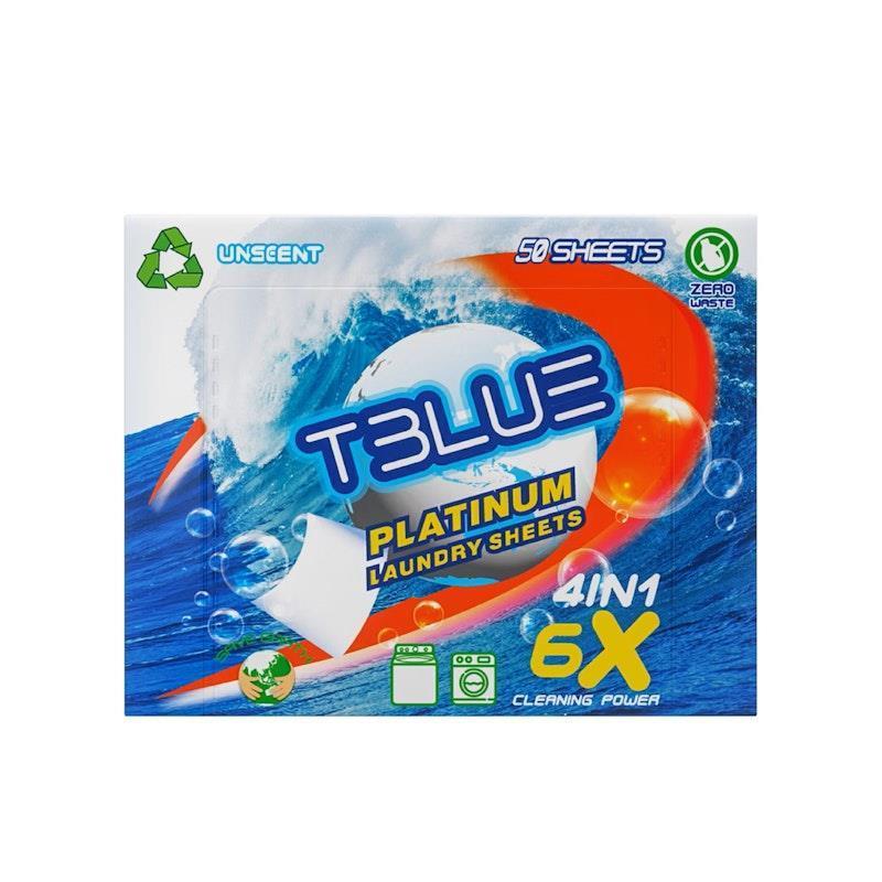 TBLUE Laundry Detergent Sheets Unscent Pack of 50 Sheets product image