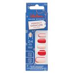 Sally Hansen Salon Effects Perfect Manicure 24 Press On Nails Once Upon A Holiday Collection Santa Sweetie