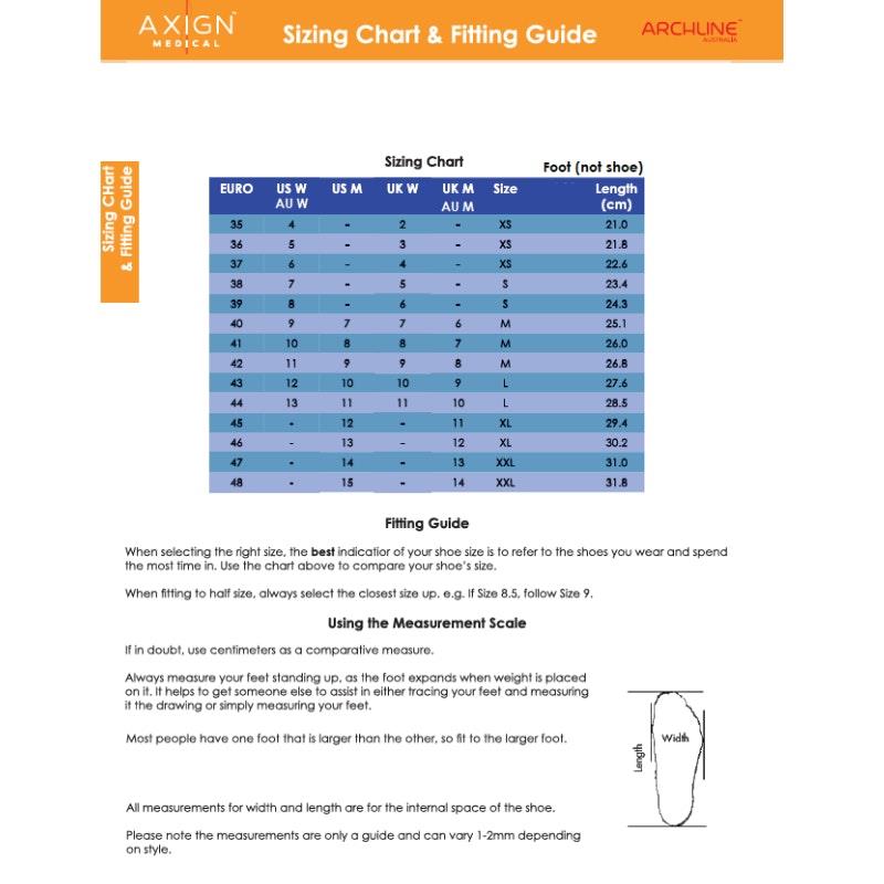 Buy Archline Orthotics Insoles Balance Full Length Arch Support Pain Relief Euro Size 38 Online