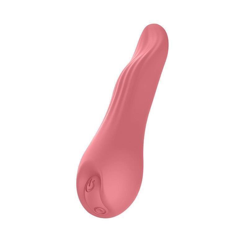 Luv Inc Tongue Vibrator Coral 1pc