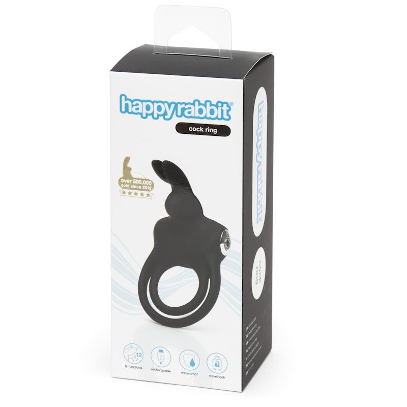 Buy Happy Rabbit Stimulating Rechargeable Rabbit Ring Black 1pc online at Chemist  Warehouse