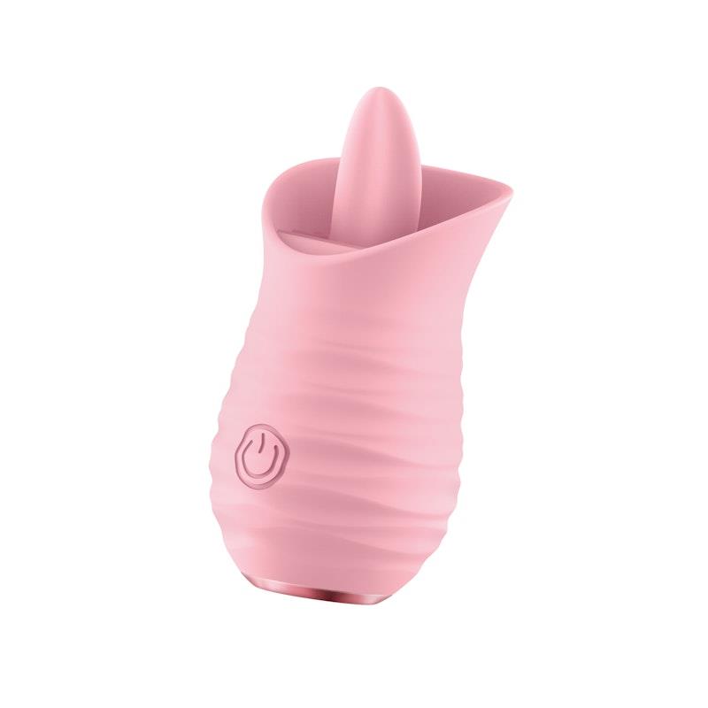Suction Tongue Vibrators in Pink