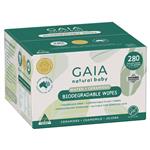 GAIA Biodegradable Water Wipes 280 Pack