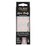 Manicare Glam Ready Pre-Glued Nails 30pcs My Floral Bliss