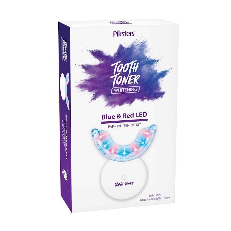 Buy Piksters Tooth Toner PAP+ Blue & Red Light Whitening Kit Online at