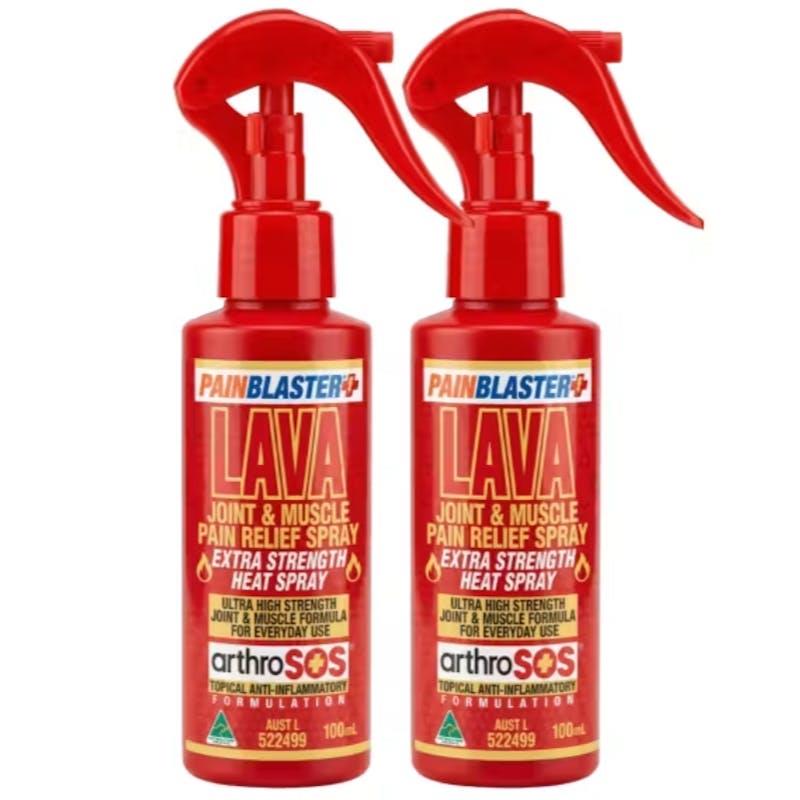 PAIN BLASTER Lava Joint & Muscle Pain Relief Spray 100ml 2Pack
