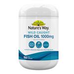 Nature's Way Wild Caught Odourless Fish Oil 1000mg 150 Capsules