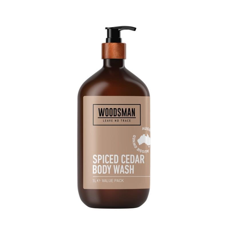 Woodsman Spiced Cedar Body Wash 1 Litre