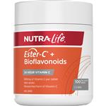 Nutra-Life Ester C + Bioflavonoids 100 Tablets NEW