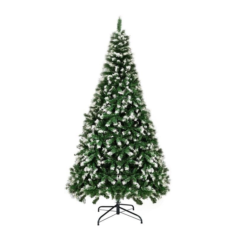 Tinseltown Christmas Tree 2.4M Xmas Trees Snowy Decorations Green 1480 Tips 8 Feet