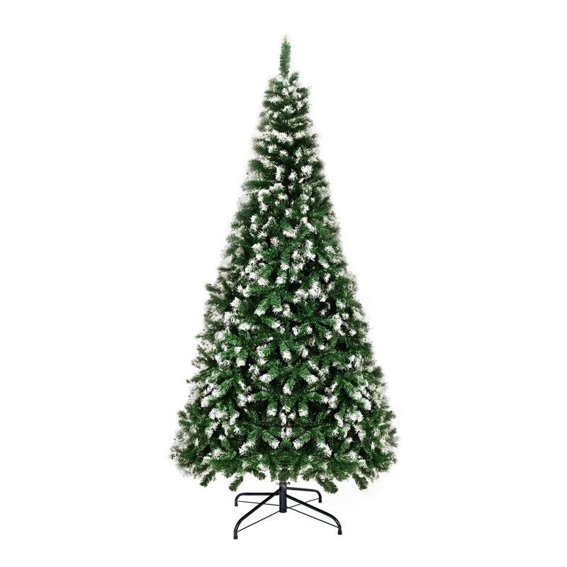 Tinseltown Christmas Tree 2.4M Xmas Trees Snowy Decorations Green 1400 Tips 8 Feet