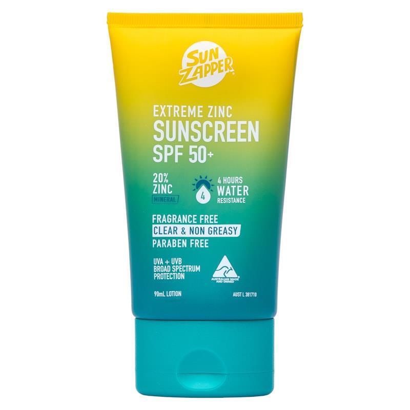 SUN ZAPPER Extreme Zinc Sunscreen Lotion SPF 50+ 90ml product image
