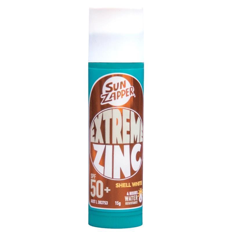 SUN ZAPPER Extreme Zinc Stick SPF 50+ Shell White 15g