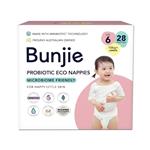 Bunjie Probiotic Eco Nappies Size 6, 16kg+, 28 Pack