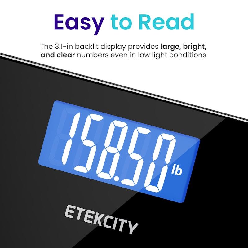 Buy Etekcity Digital Body Weight Bathroom Scale - Black 1pc Online at ...